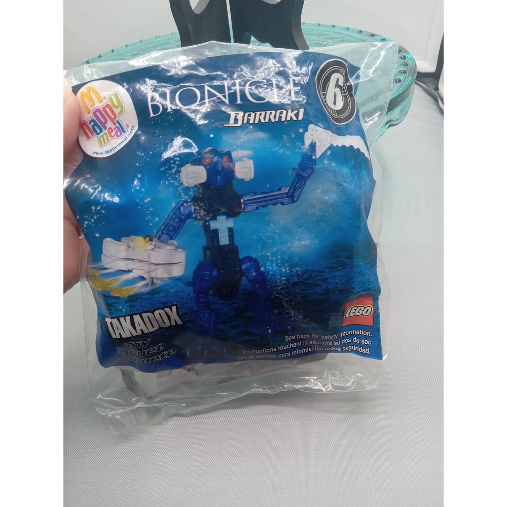 McDonalds Happy Meal Toy LEGO Bionicle Barraki #6 Takadox 2007 New Sealed